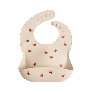 Mushie Silicone Bib - Butterflies